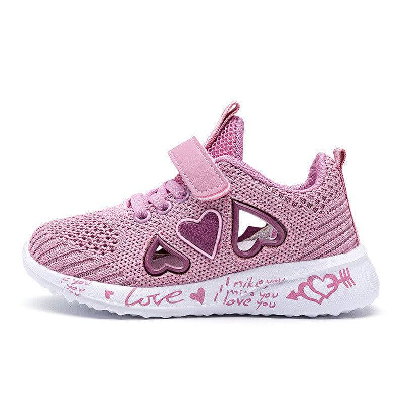 Casual Shoes Light Mesh Sneakers Kids Summer Children Fashion Tenis Cute Sport Cartoon Female Running Sock Footwear - YLORESHOP