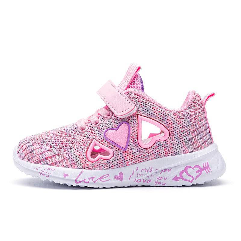 Casual Shoes Light Mesh Sneakers Kids Summer Children Fashion Tenis Cute Sport Cartoon Female Running Sock Footwear - YLORESHOP