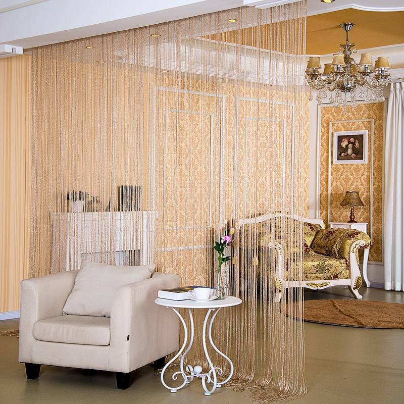 Door Curtain Dilver Thread Curtain Partition Curtain Hanging Curtain Window Screen - YLORESHOP