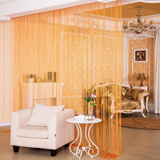 Door Curtain Dilver Thread Curtain Partition Curtain Hanging Curtain Window Screen - YLORESHOP