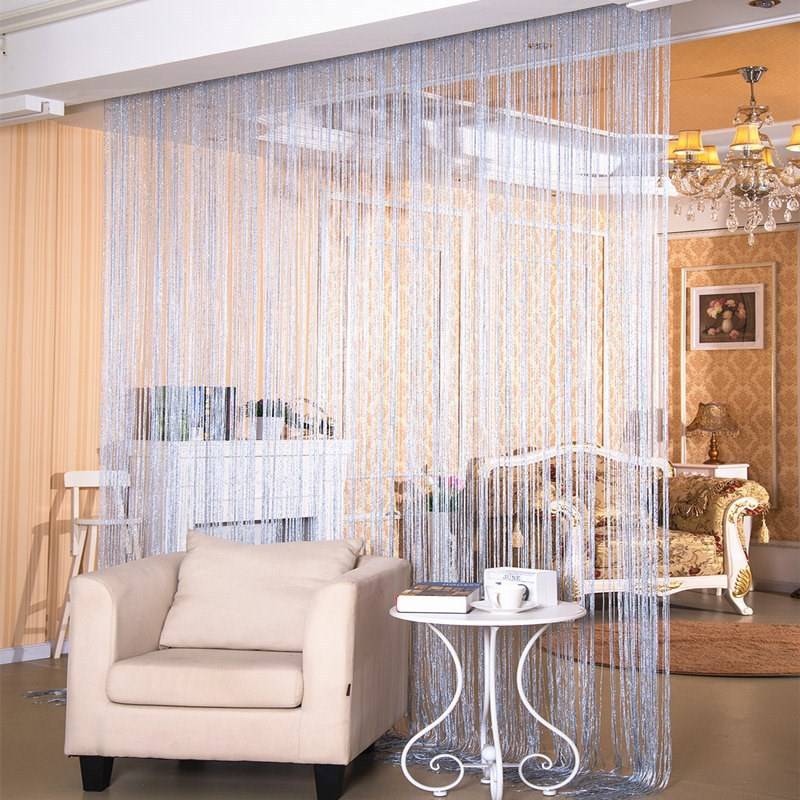 Door Curtain Dilver Thread Curtain Partition Curtain Hanging Curtain Window Screen - YLORESHOP