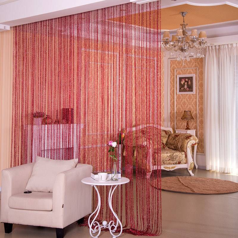 Door Curtain Dilver Thread Curtain Partition Curtain Hanging Curtain Window Screen - YLORESHOP