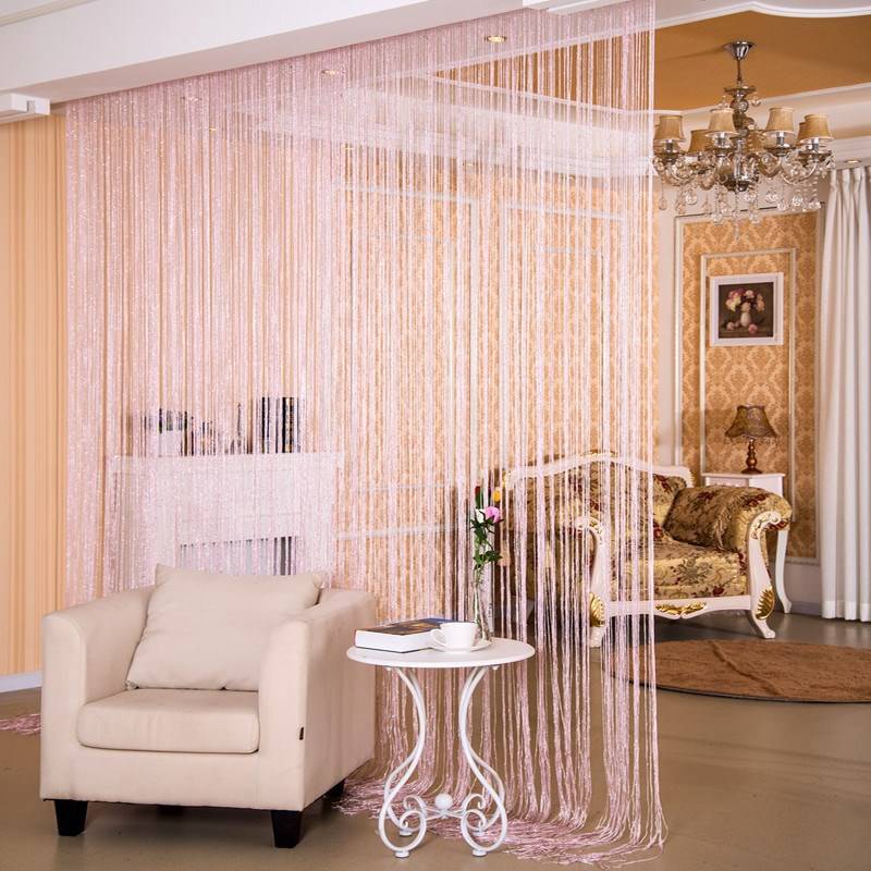 Door Curtain Dilver Thread Curtain Partition Curtain Hanging Curtain Window Screen - YLORESHOP