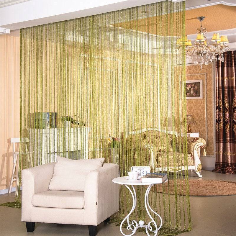 Door Curtain Dilver Thread Curtain Partition Curtain Hanging Curtain Window Screen - YLORESHOP