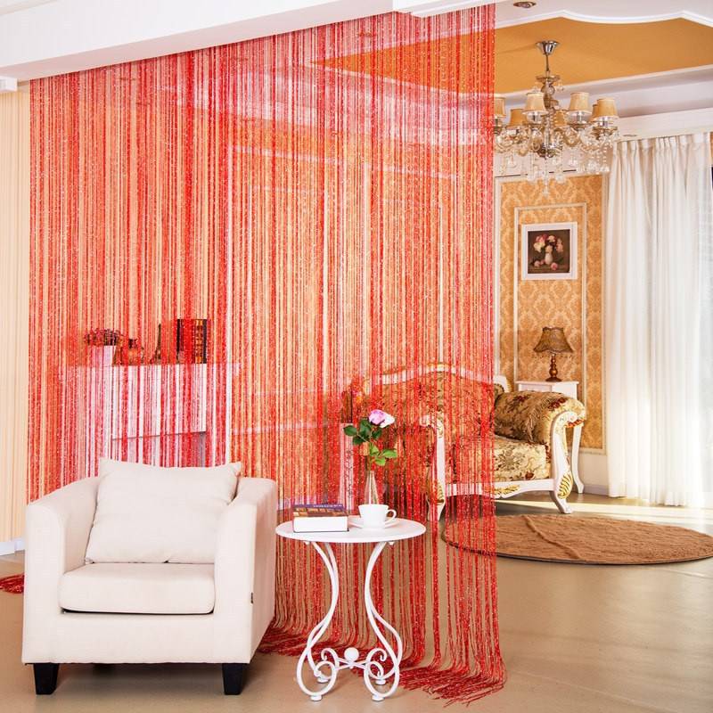 Door Curtain Dilver Thread Curtain Partition Curtain Hanging Curtain Window Screen - YLORESHOP