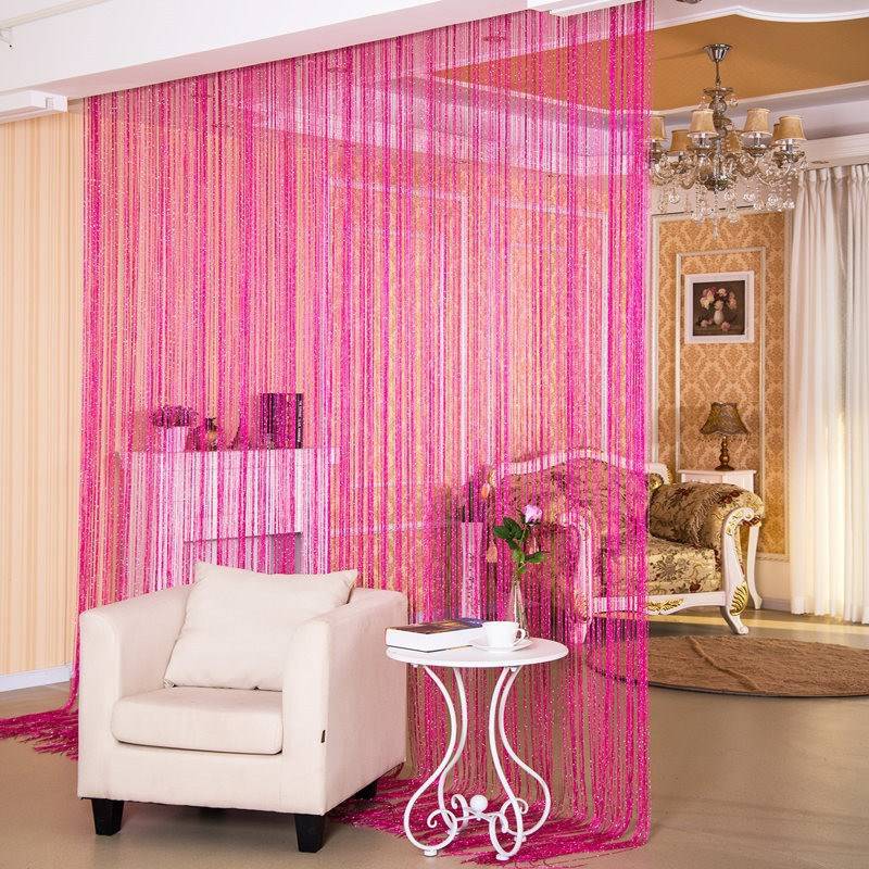 Door Curtain Dilver Thread Curtain Partition Curtain Hanging Curtain Window Screen - YLORESHOP