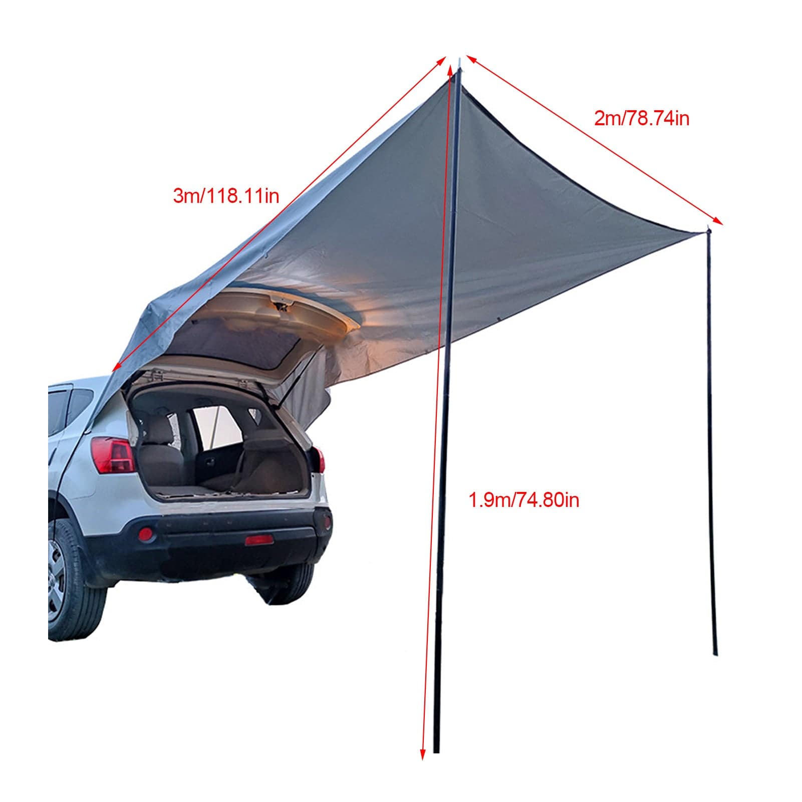 Car Tail Car Side Trunk Canopy Camping Camping Tent - YLORESHOP