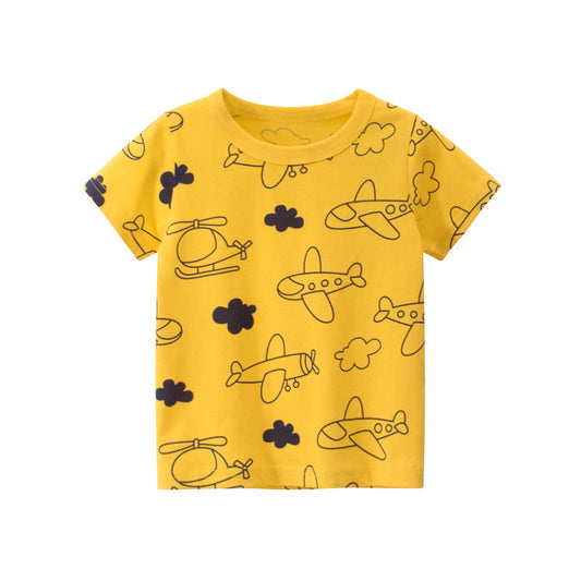 Boy's Summer New Product Children's Short Sleeved T Shirt - YLORESHOP