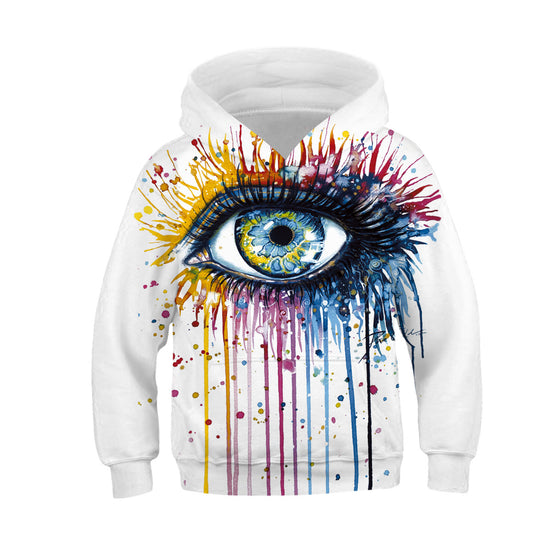 Digital Printed Children's Hooded Sweater For Kids - YLORESHOP