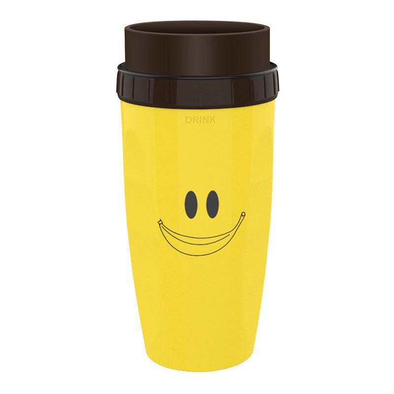 No Cover Twist Cup Travel Portable Cup Double Insulation Tumbler Straw Sippy Water Bottles Portable For Children Adults - YLORESHOP