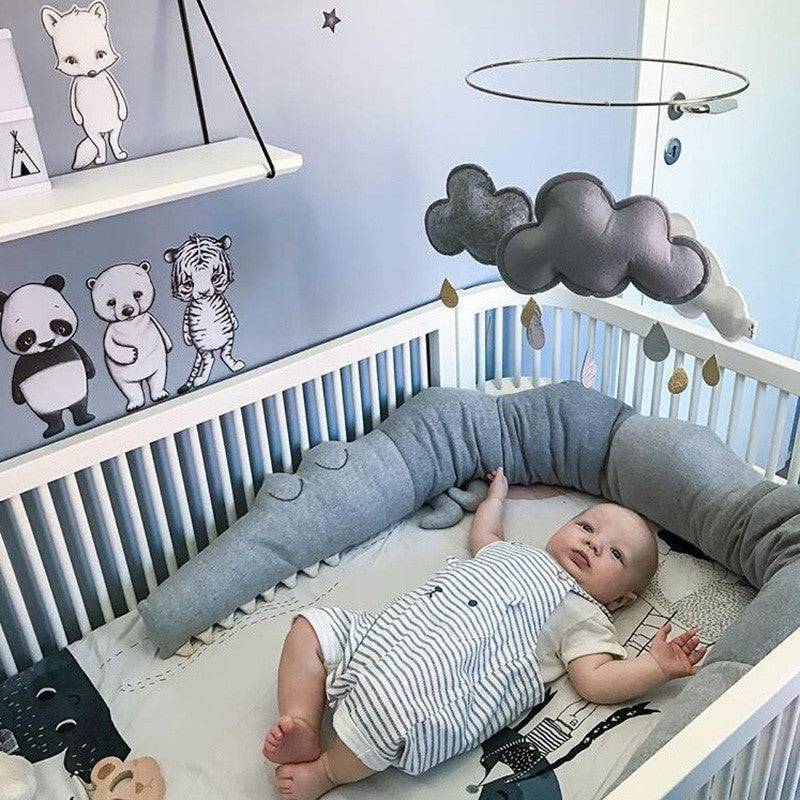 Biancheria da letto per bambini Cartone animato Culla Paraurti Cuscino Culla per neonati Letto per bambini Recinzione Decorazione per bambini Accessori per la camera