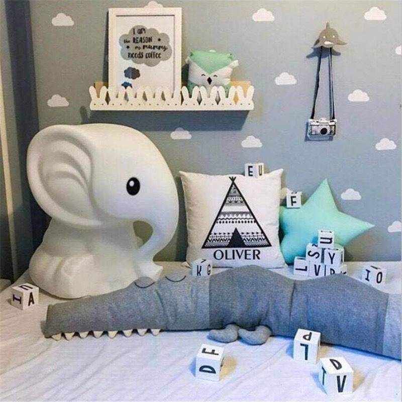 Biancheria da letto per bambini Cartone animato Culla Paraurti Cuscino Culla per neonati Letto per bambini Recinzione Decorazione per bambini Accessori per la camera