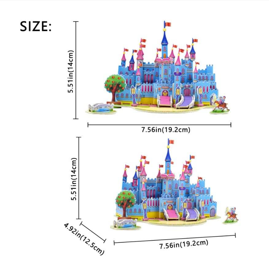 Giocattoli educativi in ​​carta puzzle 3D per bambini