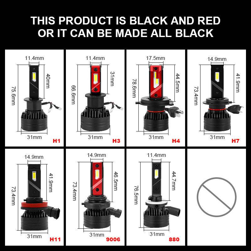 Fari LED per auto da 45 W Fari fendinebbia anteriori modificati con luce lontana e vicina