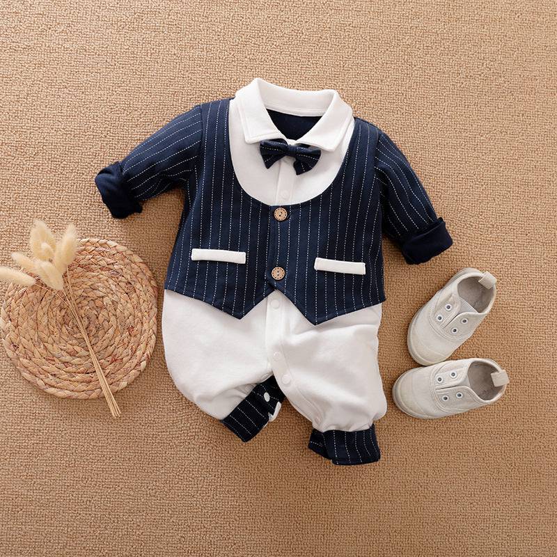 Gentleman's Baby Clothes, Long-sleeved Baby Clothes, Gentleman's Romper - YLORESHOP