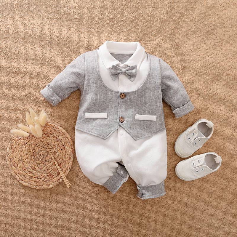 Gentleman's Baby Clothes, Long-sleeved Baby Clothes, Gentleman's Romper - YLORESHOP