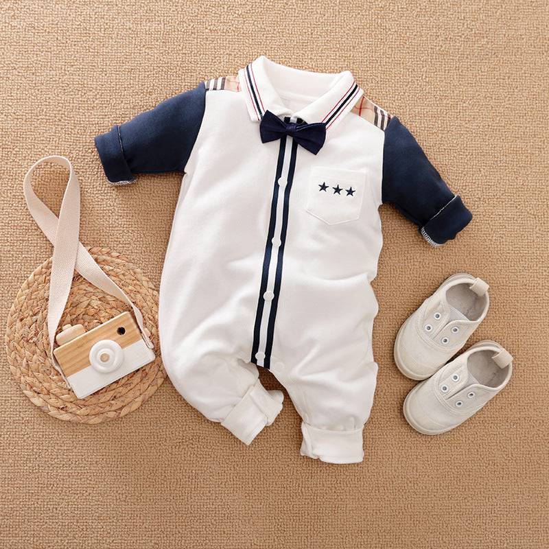 Gentleman's Baby Clothes, Long-sleeved Baby Clothes, Gentleman's Romper - YLORESHOP