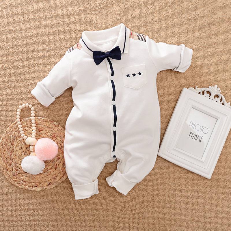 Gentleman's Baby Clothes, Long-sleeved Baby Clothes, Gentleman's Romper - YLORESHOP