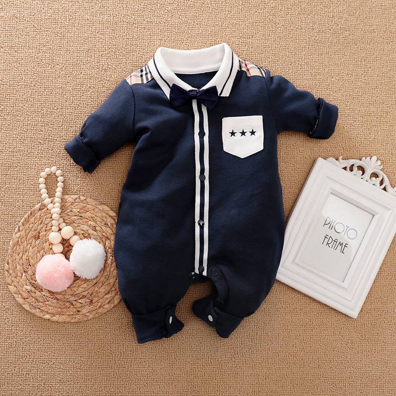 Gentleman's Baby Clothes, Long-sleeved Baby Clothes, Gentleman's Romper - YLORESHOP