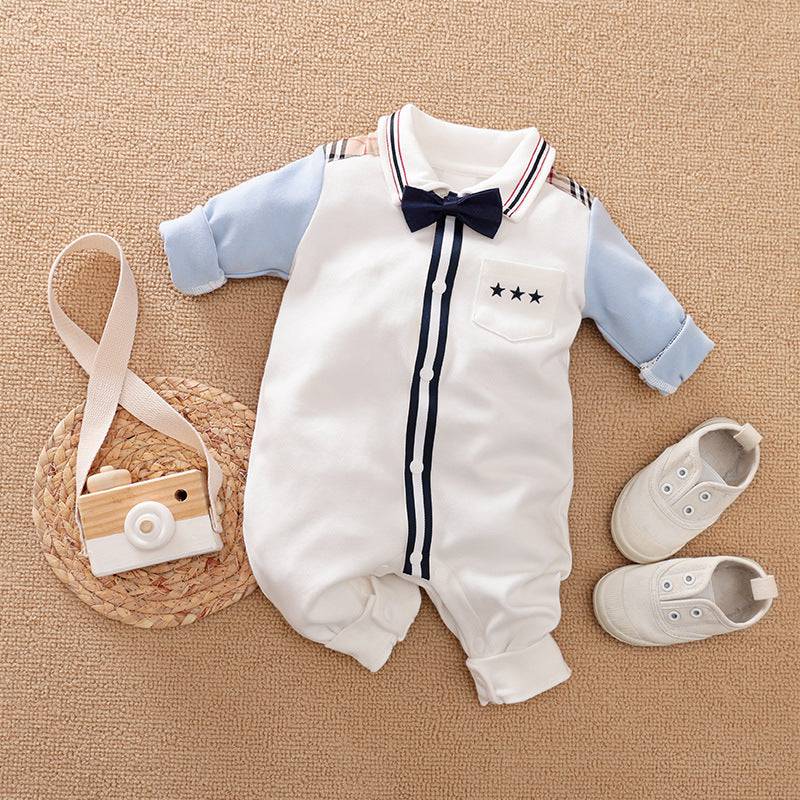 Gentleman's Baby Clothes, Long-sleeved Baby Clothes, Gentleman's Romper - YLORESHOP