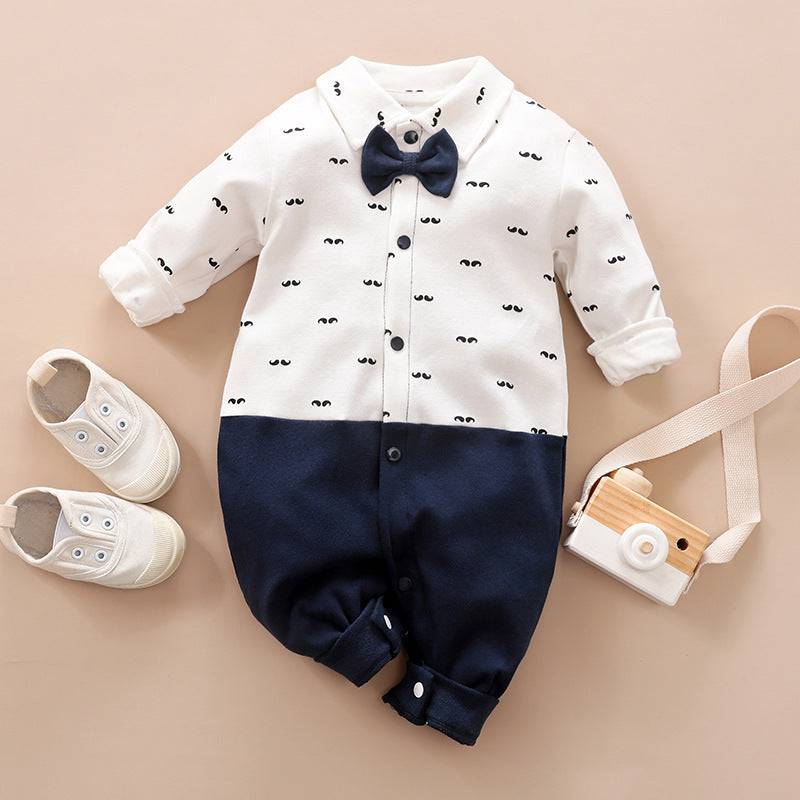 Gentleman's Baby Clothes, Long-sleeved Baby Clothes, Gentleman's Romper - YLORESHOP