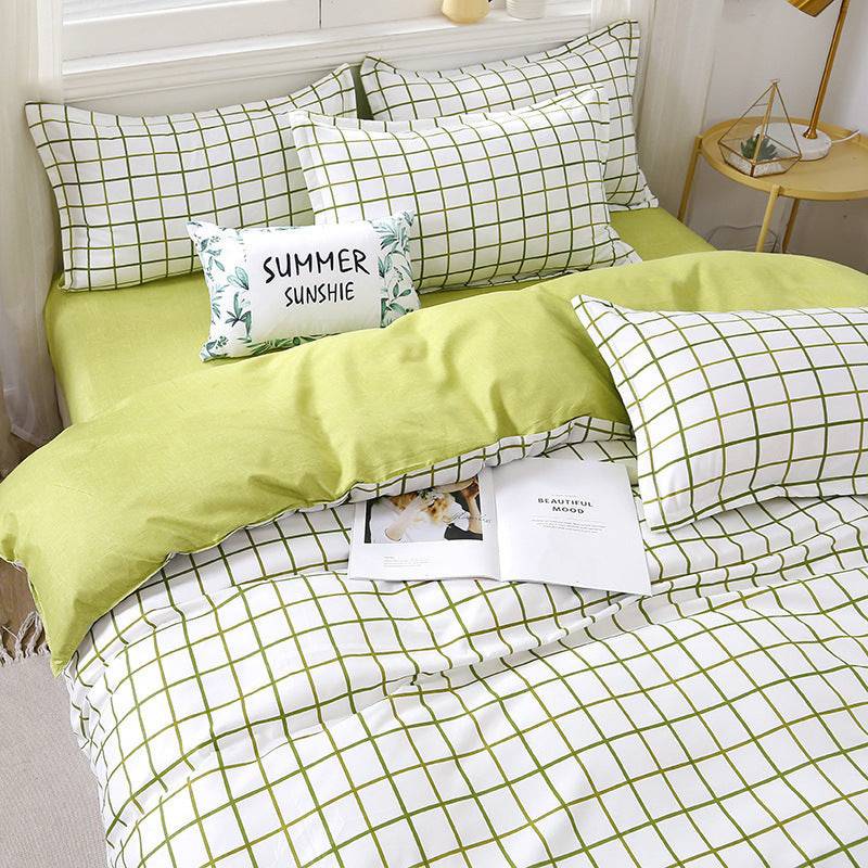 Gift Aloe Cotton Sheet Duvet Cover Sheet Four Piece Set - YLORESHOP