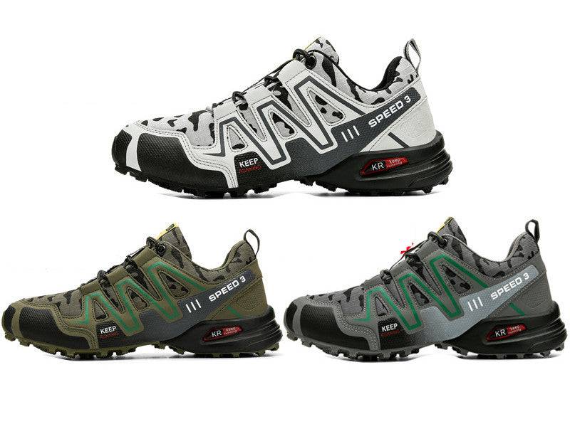 Men Hiking Shoes Climbing Male Sports Shoes Work Safety Toe Tactical Non-Slip Durable Trekking Sneakers Mens Footwear - YLORESHOP