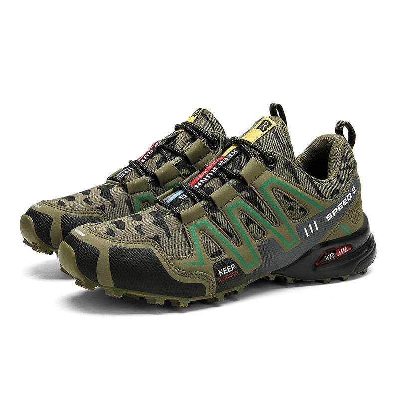 Men Hiking Shoes Climbing Male Sports Shoes Work Safety Toe Tactical Non-Slip Durable Trekking Sneakers Mens Footwear - YLORESHOP