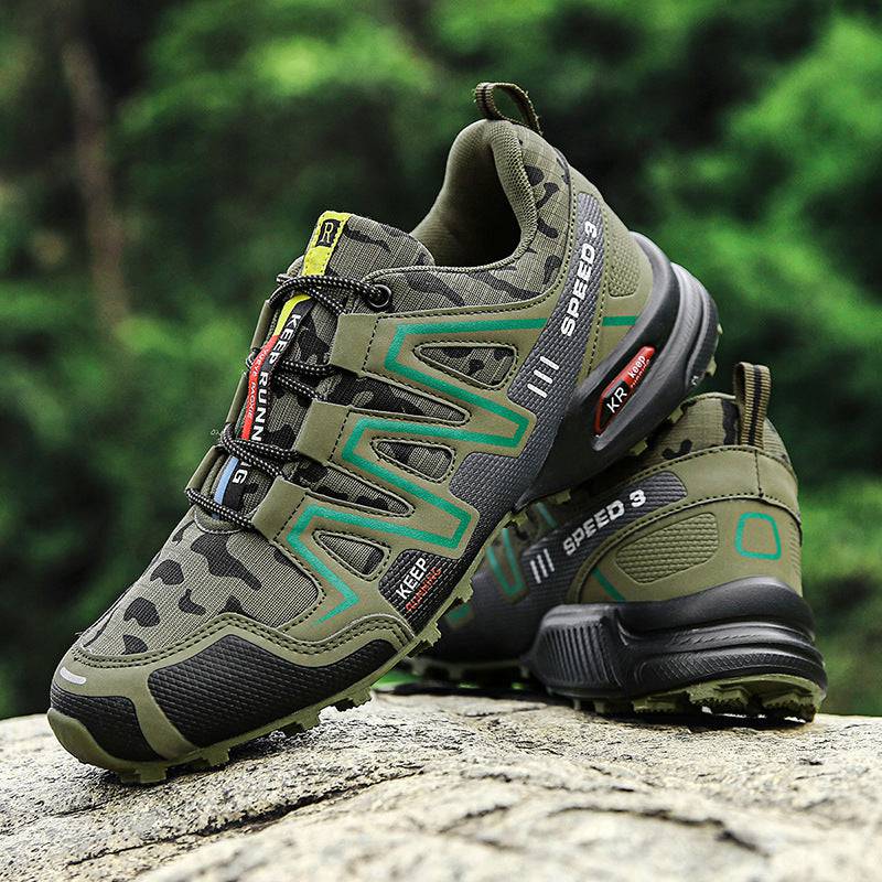 Men Hiking Shoes Climbing Male Sports Shoes Work Safety Toe Tactical Non-Slip Durable Trekking Sneakers Mens Footwear - YLORESHOP