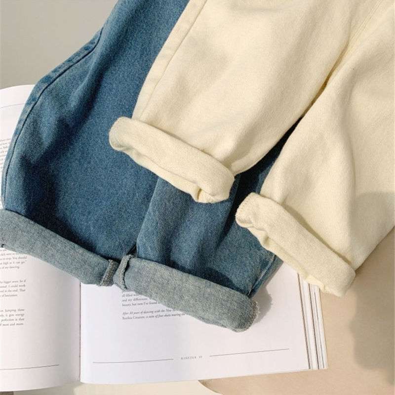 Denim Overalls Trousers Summer Children Middle And Small Children - YLORESHOP