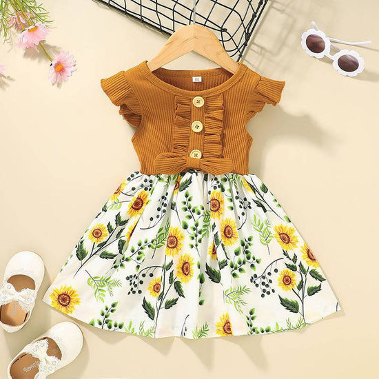 Toddler Kids Baby Girls Clothes Summer Girls Dress - YLORESHOP