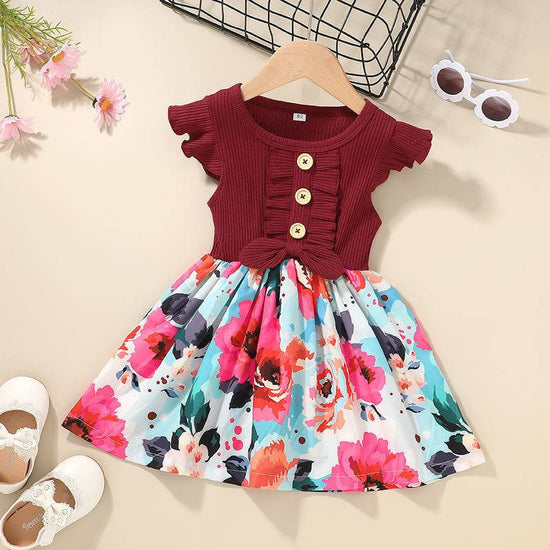 Toddler Kids Baby Girls Clothes Summer Girls Dress - YLORESHOP