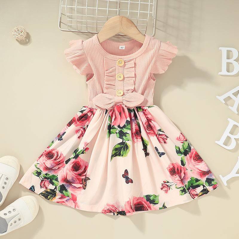 Toddler Kids Baby Girls Clothes Summer Girls Dress - YLORESHOP