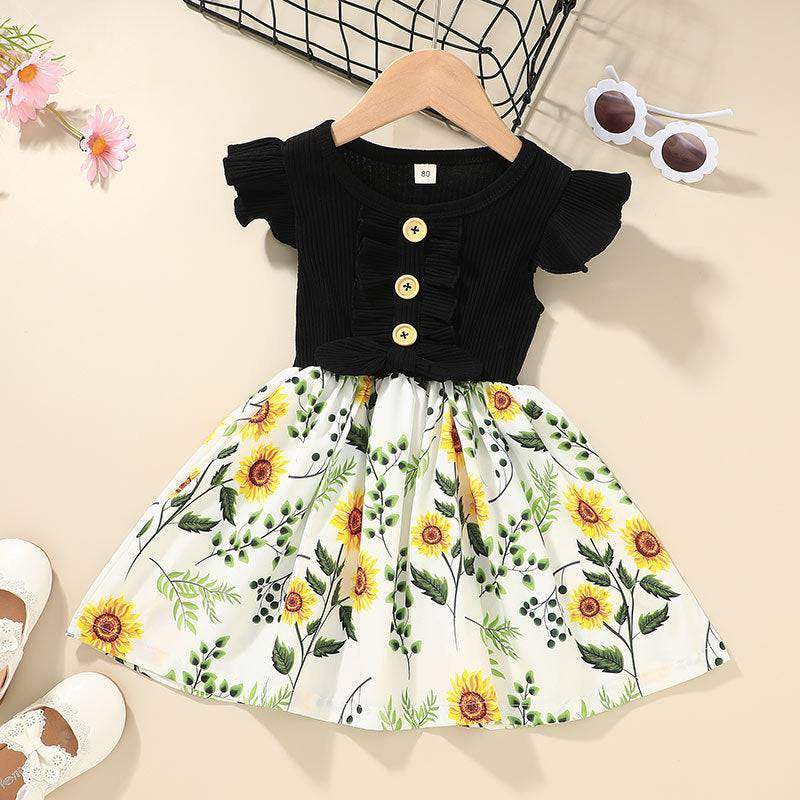 Toddler Kids Baby Girls Clothes Summer Girls Dress - YLORESHOP