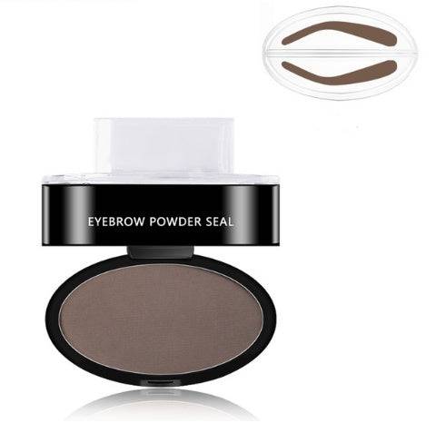 Eyebrow Powder Stamp Tint Stencil Kit Cosmetics Professional Makeup Waterproof Eye Brow Stamp Lift Eyebrow Enhancers Stencil Kit - YLORESHOP