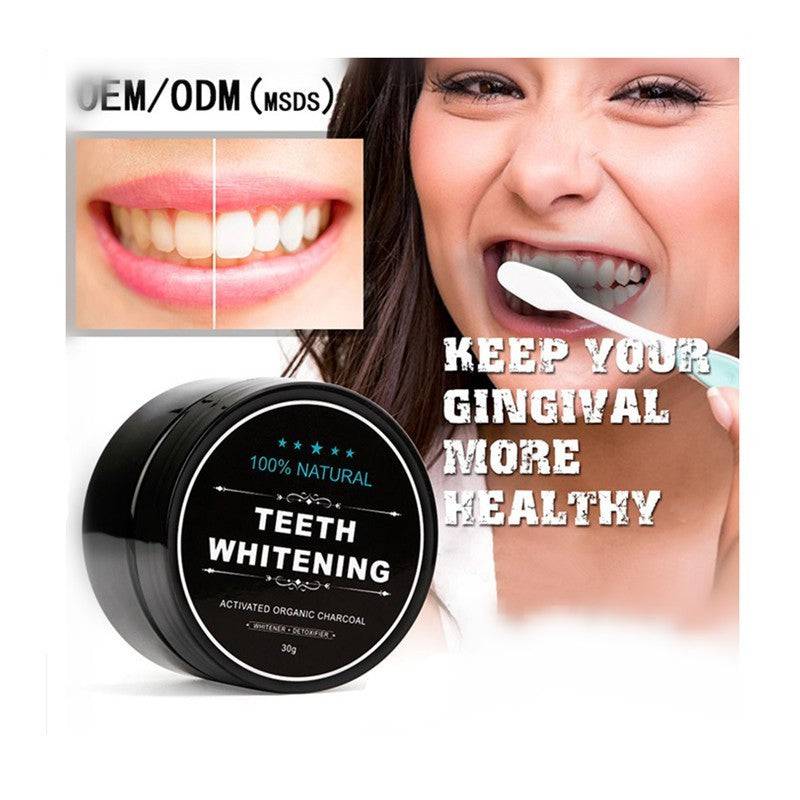 Charcoal Teeth Whitening Powder Activated Coconut Charcoal Teeth Whitening Charcoal Powder Oral Hygiene - YLORESHOP