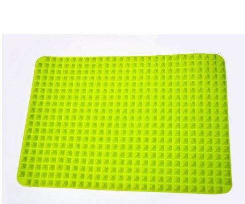 Non-Stick Silicone Pyramid Cooking Mat Baking Mat With Grid Versatile Oven BBQ Cooking Mat Heat-Resistant Mat Kitchen Tools Kitchen Gadgets - YLORESHOP