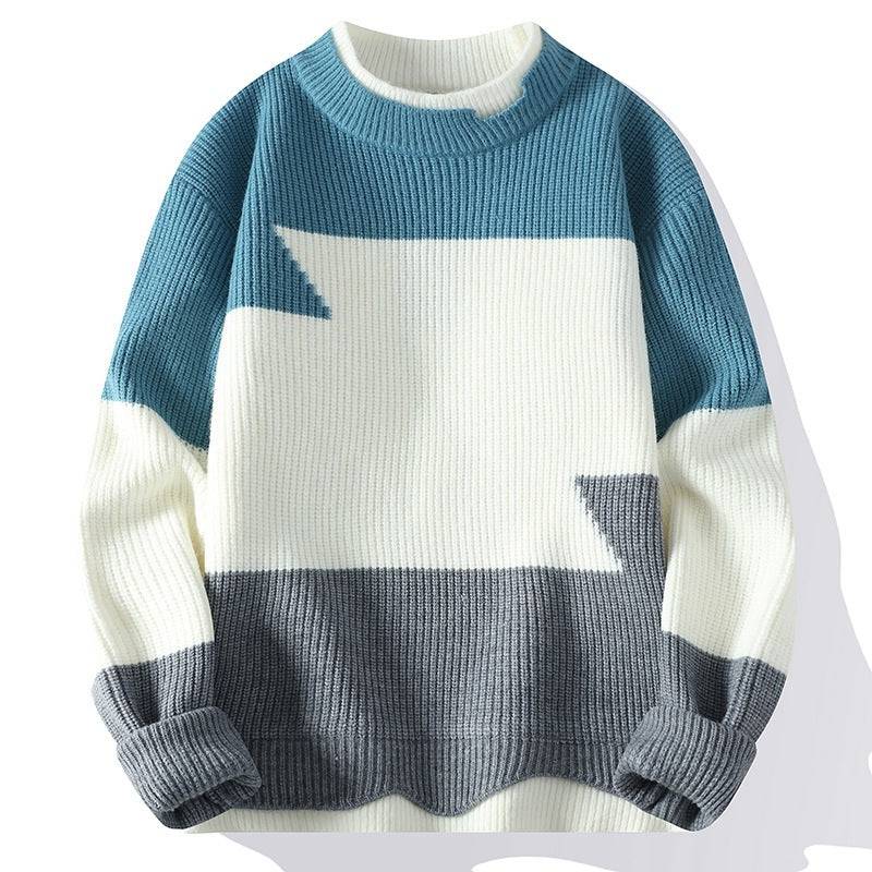 Round Neck Trend Hong Kong Style Fashion Loose Sweater