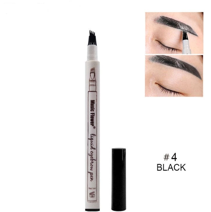 Waterproof Natural Eyebrow Pen Four-claw Eye Brow Tint Fork Tip Eyebrow Tattoo Pencil - YLORESHOP