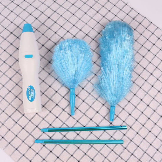 New Electrinic Hair Brush Spin Electric Hand Duster Motorized Dust Baguette Eliminates Dust House Clean Brush - YLORESHOP