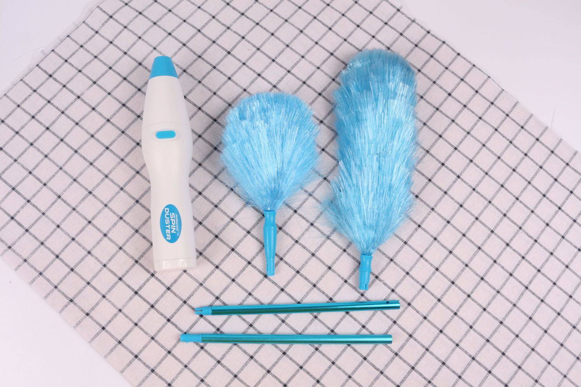 New Electrinic Hair Brush Spin Electric Hand Duster Motorized Dust Baguette Eliminates Dust House Clean Brush - YLORESHOP