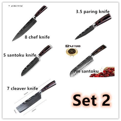 Carpenter's Special Set 6-piece Set 8-piece Set Knife Chef Knife Kitchen Knife Cooking - YLORESHOP