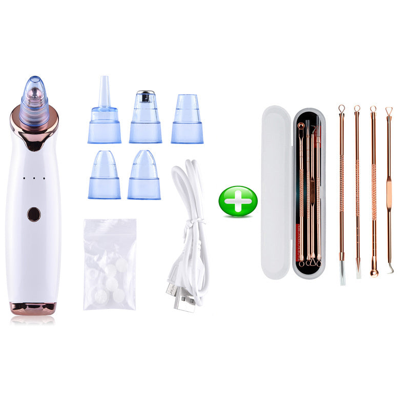 Blackhead Instrument Electric Suction Facial Washing Instrument Beauty Acne Cleaning Blackhead Suction Instrument - YLORESHOP