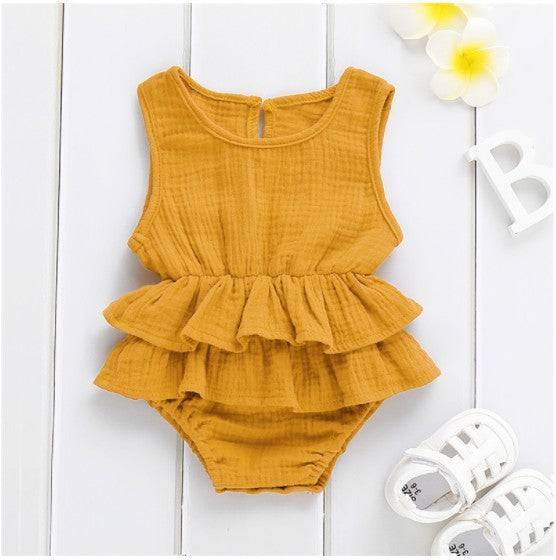 Baby children's clothing striped sleeveless girl pettiskirt - YLORESHOP