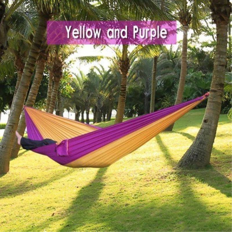 Backpacking Hammock - Portable Nylon Parachute Outdoor Double Hammock - YLORESHOP