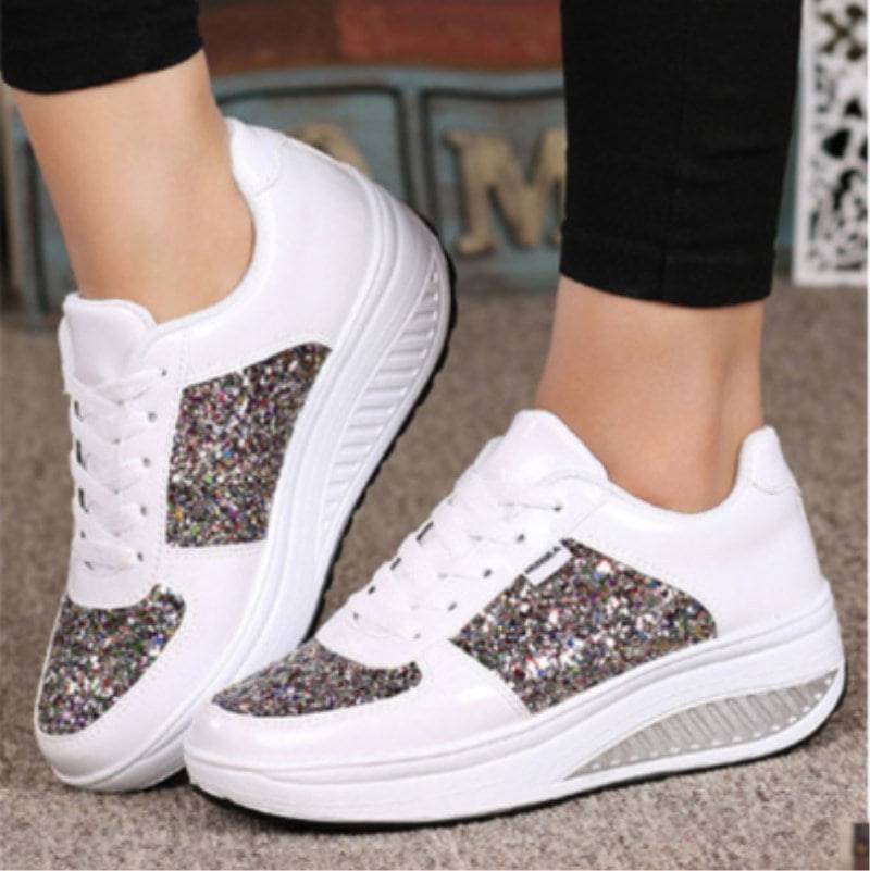 Sequin women's sneakers - YLORESHOP