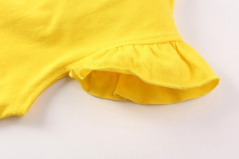 Kids Clothes Sets Newborn Boy Floral Waterproof Suits Ruffle - YLORESHOP