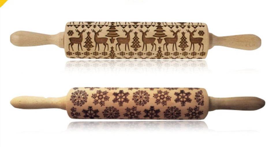 Rolling Pin Christmas Embossing - YLORESHOP