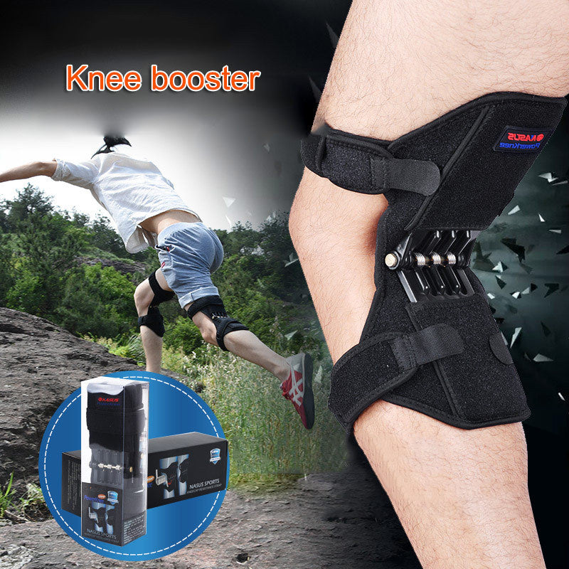 High Quality Knee Brace Patella Booster Spring Knee Brace Support For Mountaineering Squat Sports Knee Booster - YLORESHOP