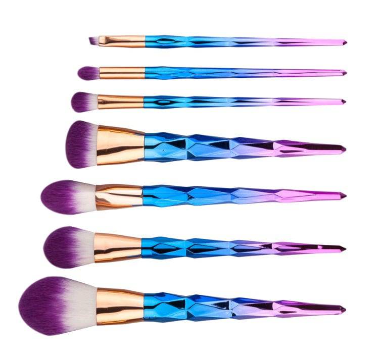 7 makeup brushes, makeup tools, diamond makeup brush foundation brush - YLORESHOP